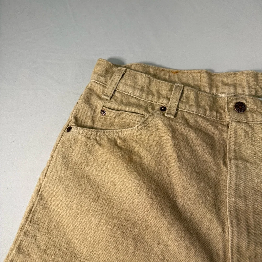 Vintage Levi’s‎ 550 Orange Tab USA Made Jeans 36x34 Fits 36x32 Beige 90s